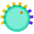 color glass style light dimming 70 percent icon