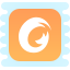 cute clipart style foxit reader icon