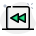 Rewind arrow function on multimedia keyboard layout icon
