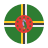 도미니카 원형 icon