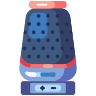 외부-스마트 스피커-가정용 기기-구피-플랫-케리스메이커 icon