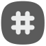 hashtag icon