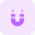u shaped magnet icon