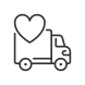 vehicle donation icon