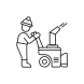 sweep snow icon