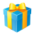 Упакованный подарок icon