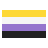 Флаг небинарных людей icon