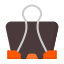 externes-büroklammer-symbol-schule-und-bildung-gradient-flat-deni-mao icon