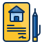 Sign Rent Contract icon