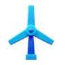3d fluency style 풍력 터빈 icon