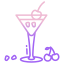 mocktail ai frutti di bosco e melograno icon