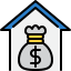 renda externa-trabalho-de-casa-tulpahn-outline-color-tulpahn icon