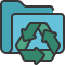 recycle paper icon