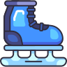 externo-patinaje-sobre-hielo-deporte-goofy-color-kerismaker icon