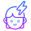gradient style 재치 있는 icon