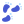 softteal color style baby footprint icon