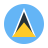 세인트 루시아 원형 icon