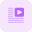 video caption icon