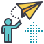 Papierflieger icon