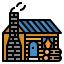 wood cabin icon