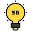 5g bulb icon