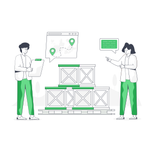 logistic tracking icon