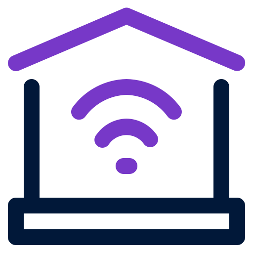 dispositivo-smart-home-esterno-smart-home-linea-mista-solid-yogi-aprelliyanto icon