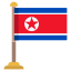 Korea-North Flag icon