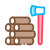 Axe and Logs icon