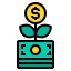 внешнее-денежное дерево-финансовое-itim2101-lineal-color-itim2101 icon