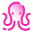 pulsar gradient style octopus icon