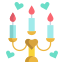love candles icon