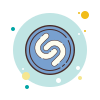 bubbles style shazam icon
