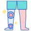 外部假肢残疾-flaticons-lineal-color-flat-icons-4 icon