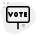 vote sign icon