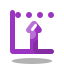 arcade style rising edge icon