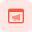 Broadcast ads with browser support layout logotype icon