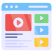 vídeo web icon