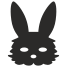 rabbit mask icon