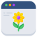 Online Flower icon