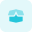 Open box for storage facility container layout icon