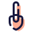 pulsar color style fire shovel icon
