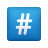 Tastenkappe-Nummernzeichen-Emoji icon
