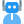 robot with antennas icon