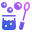 blowing bubbles icon