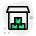 packages in storage facility icon