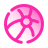 pulsar gradient style beach ball icon