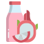 dragon fruit and lemon smoothie icon