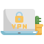 외부-VPN-작업-재택-konkapp-플랫-konkapp icon