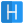 Helicopter signal with alphabet H on a roof top icon